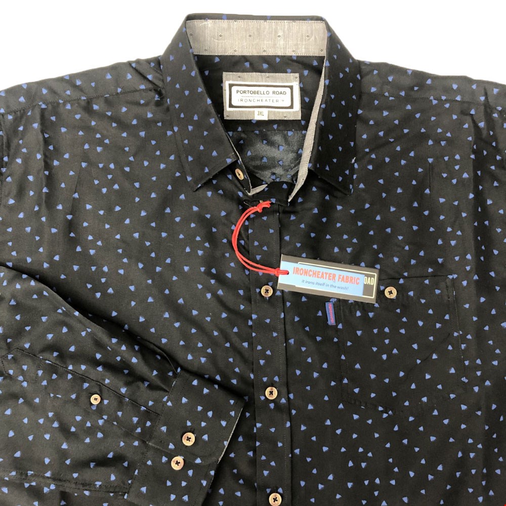 Shirts Portobello GG5507 L/S Shirt Big Man Clothing